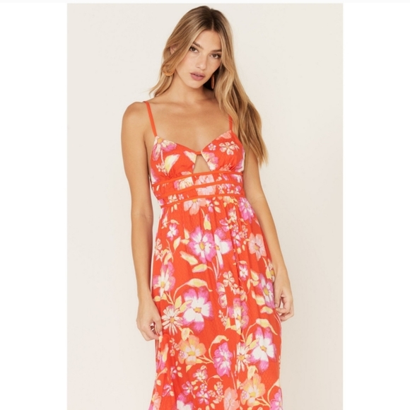 🎊HP 10/16🎊Free People Wisteria Maxi Dress - Picture 1 of 16